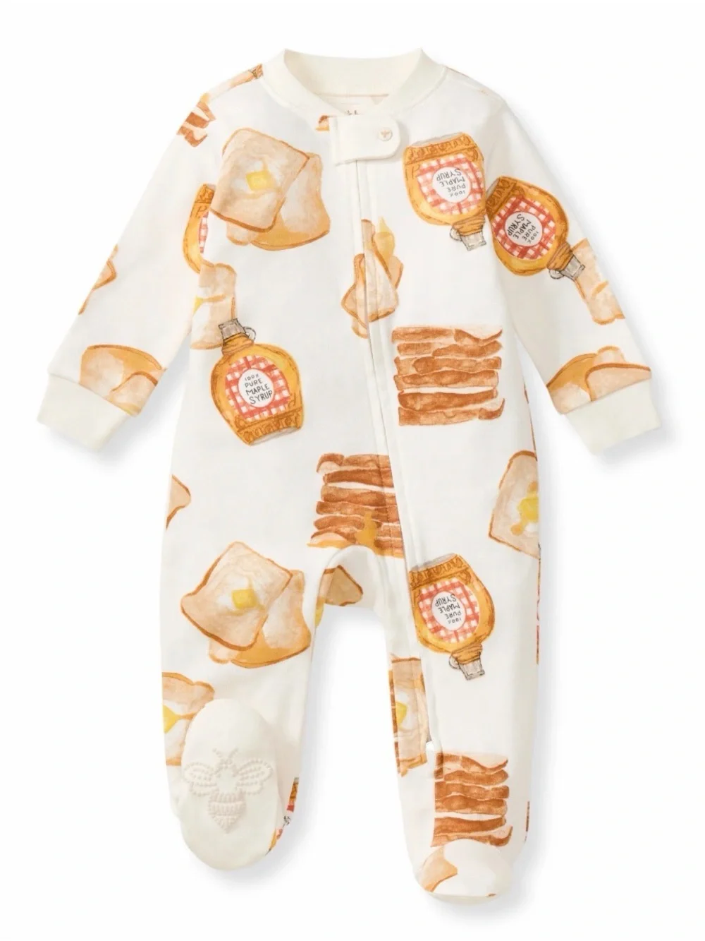 NEW Burt's Bees Baby Organic Cotton Footed Pajamas